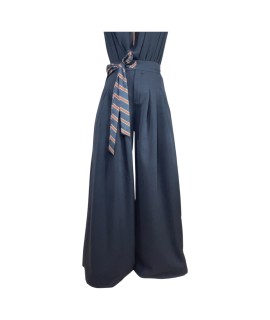 PANTALON PATA ELEFANTE CON LAZO
