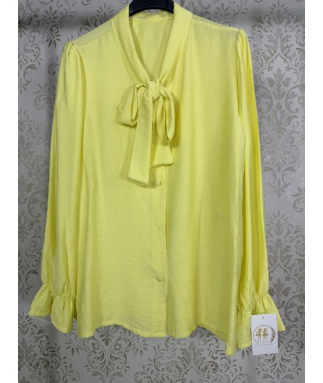 BLUSA LINO LAZO CUELLO