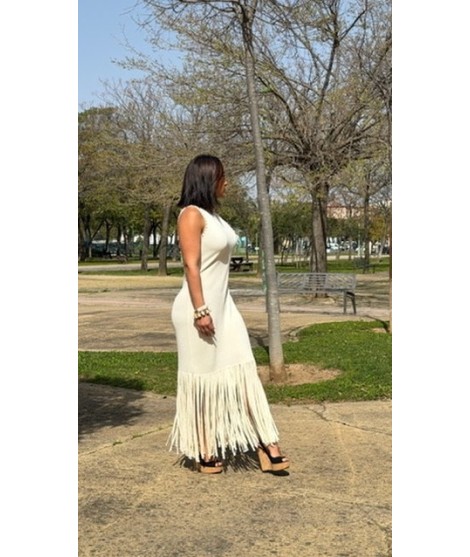 VESTIDO FLECOS