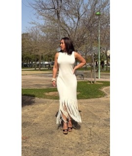 VESTIDO FLECOS